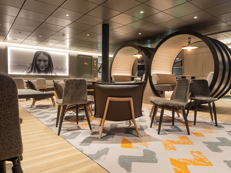 Lautex metal ceiling in Tallink MyStar cruise ship