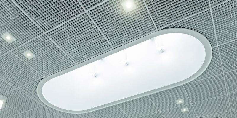 Grating ceilings