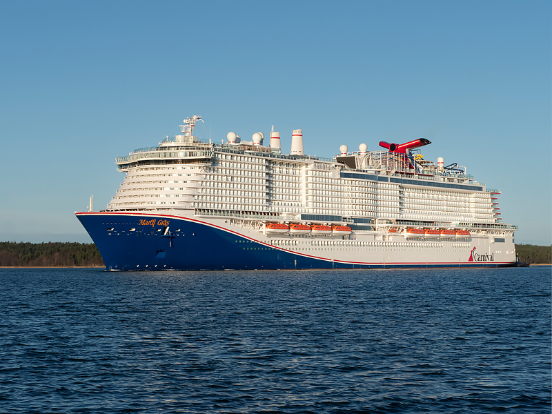 Mardi Gras cruise ship